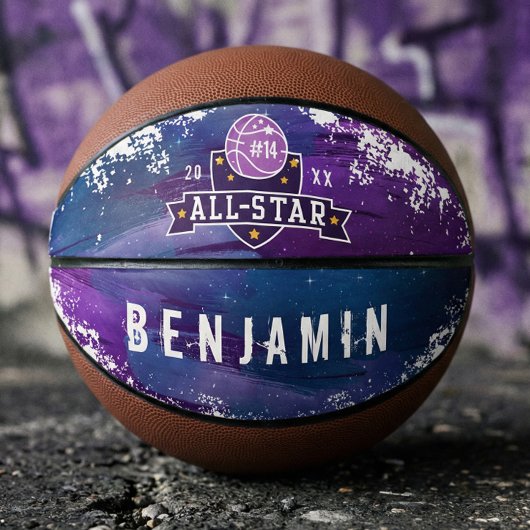 Galaxy All-Star Player Team Number & Individuelle Basketball