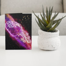 Galaxy Aquarius Personalisiert Zodiac Sign Geburts