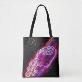 Galaxy Aquarius Personalisiert Zodiac-Zeichen Tasche (Vorderseite)