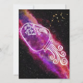 Galaxy Aquarius Zodiac Personalisierte Signaturkar (Vorderseite)