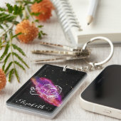 Galaxy Aries Sternbild Schlüsselanhänger (Vorderseite rechts)