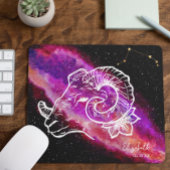 Galaxy Aries Sternbild Zodiac-Zeichen Mousepad