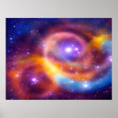 Galaxy Array of Stars and Gases Value Poster (Vorne)