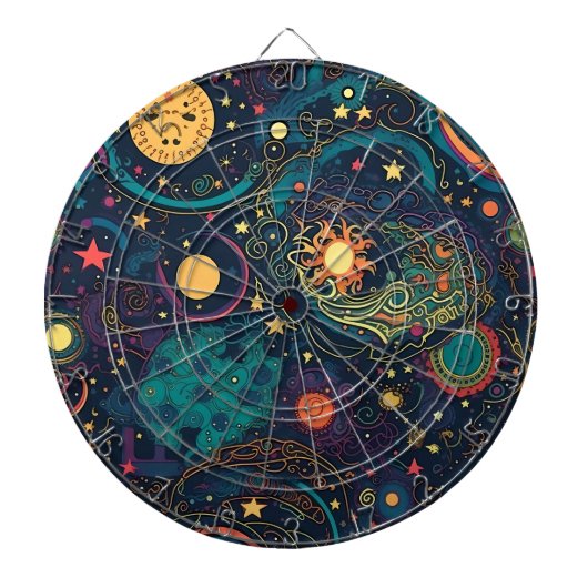 Galaxy Art Dartboard Dartscheibe (vorne)