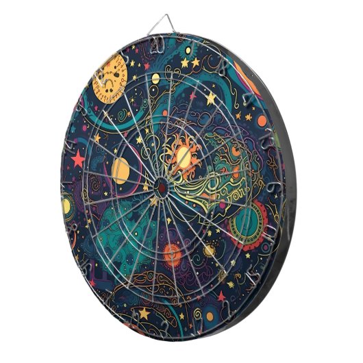 Galaxy Art Dartboard Dartscheibe (Vorderseite rechts)