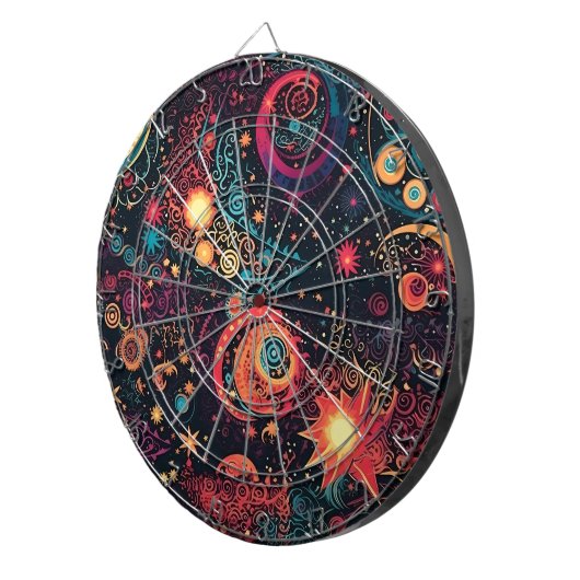 Galaxy Art Dartboard Dartscheibe (Vorderseite rechts)