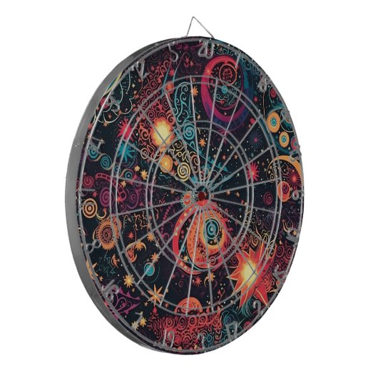 Galaxy Art Dartboard Dartscheibe (Vorderseite Links)