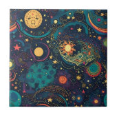 Galaxy Art Keramik Tile Fliese (Vorderseite)