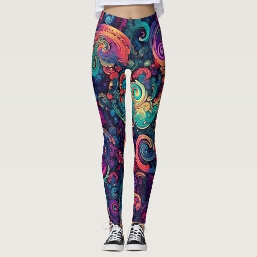 Galaxy Art Leggings (Vorderseite)
