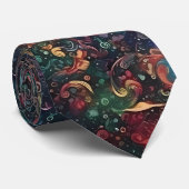 Galaxy Art Neck Tie Krawatte (Gerollt)