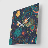 Galaxy Art Wall Uhr (Winkel)