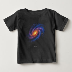 Galaxy Artwork - Cosmic Spiral Space Illustration Baby T-shirt