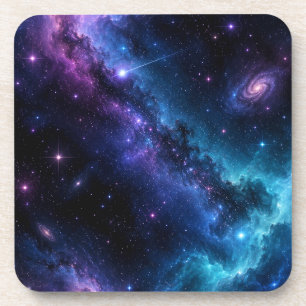 Galaxy Ästhetik Untersetzer Harter Kunststoffunt
