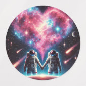 Galaxy Astronaut Labels Etiketten (Design 2)