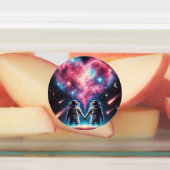 Galaxy Astronaut Labels Etiketten (Befestigt)