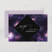 Galaxy Außenplatz mit RSVP-Karte RSVP Karte (Vorne/Hinten)