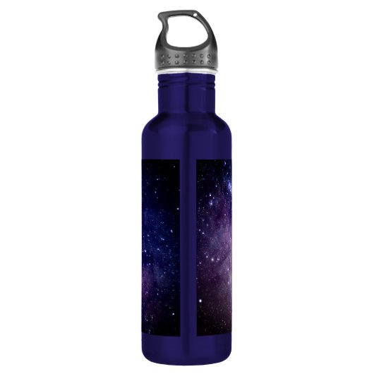 Galaxy Außer Space Stars Starry Night Sky Edelstahlflasche (Rückseite)