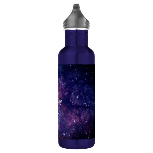 Galaxy Außer Space Stars Starry Night Sky Edelstahlflasche (Rechts)