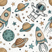 Galaxy Baby Blanket Astronaut Thema für Jungen Fleecedecke