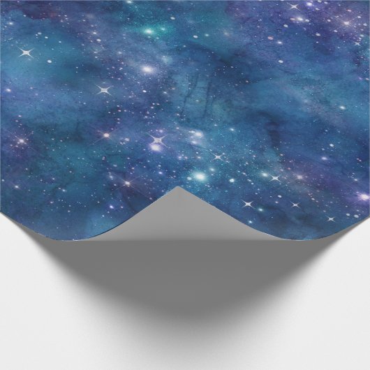 Galaxy Backrgound Geschenkpapier (Ecke)