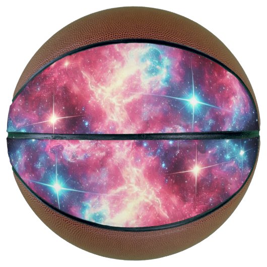 Galaxy Basketball mit kosmischem Design (Vorderseite)