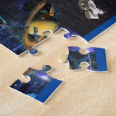 Galaxy-Besucher im Weltraum Puzzle (Seite)