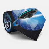 Galaxy-Besucher in Weltraumsocken Krawatte (Gerollt)