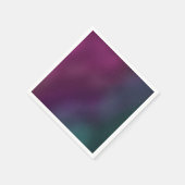 Galaxy Birthday Party Lila Blue Sky Serviette (Ecke)