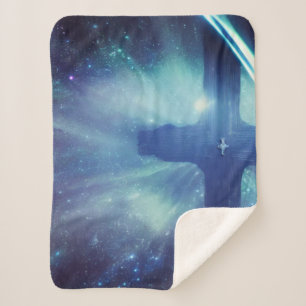 Galaxy Birthed vom Kreuzblanket Sherpadecke