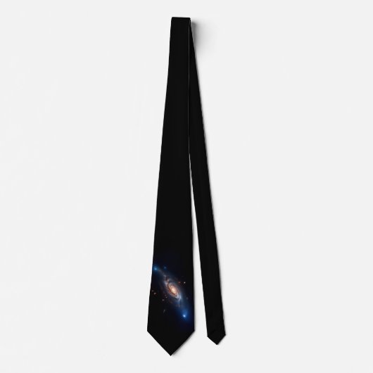 Galaxy Black Neck Tie Krawatte (Vorderseite)