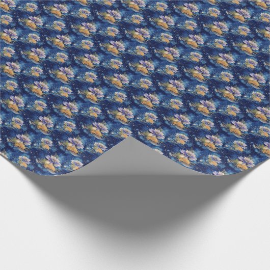 Galaxy Bloom Geschenkpapier (Ecke)
