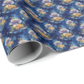 Galaxy Bloom Geschenkpapier (Rolleneckpunkt)