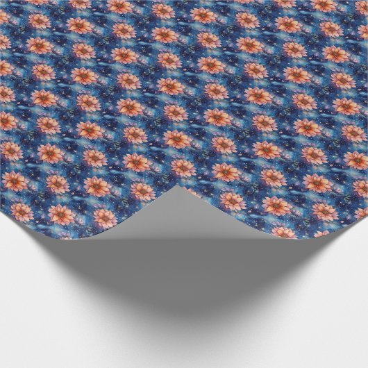 Galaxy Bloom Geschenkpapier (Ecke)