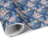 Galaxy Bloom Geschenkpapier (Rolleneckpunkt)