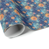 Galaxy Bloom Geschenkpapier (Rolleneckpunkt)