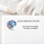 Galaxy Blue Hibiscus- Reply Address (Insitu)