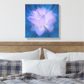 Galaxy Blume Canvas Print Leinwanddruck (Insitu (Schlafzimmer))