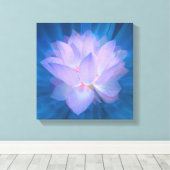 Galaxy Blume Canvas Print Leinwanddruck (Insitu (Holzboden))