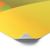 Galaxy Blume Fraktal Poster (Ecke)