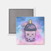 Galaxy Boba Tea Magnet (Vorderseite/Rückseite)