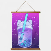 Galaxy Boba Wall Wandteppich Mit Holzrahmen (Vorderseite)