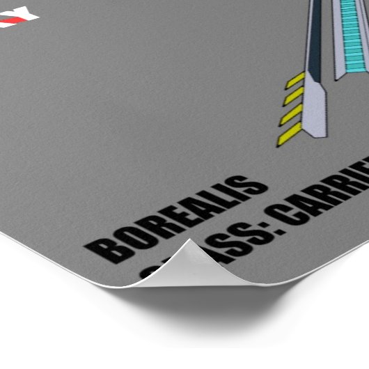 Galaxy Borealis Poster (Ecke)