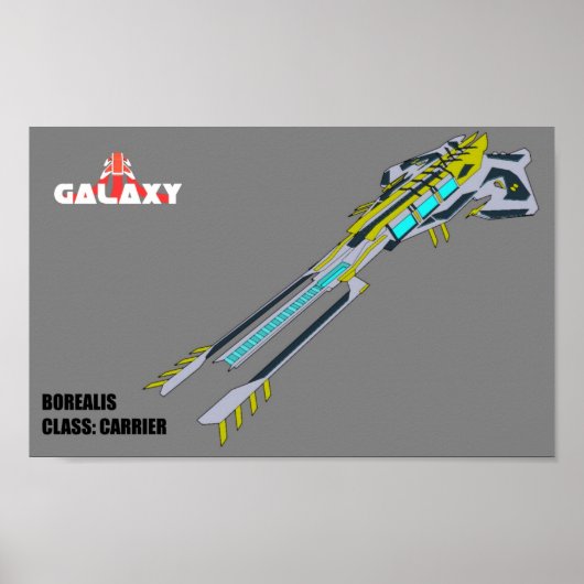 Galaxy Borealis Poster (Vorne)
