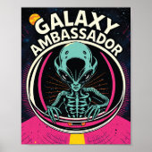 Galaxy Botschafter Alien Poster (Vorne)