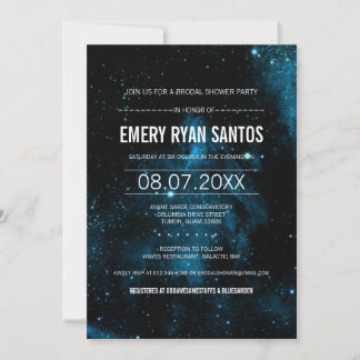 Galaxy Brodal Dusche Einladung