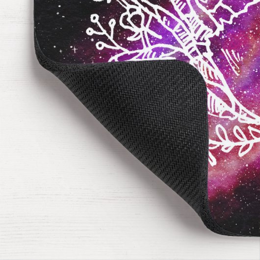 Galaxy Cancer Constellation Name Zodiac Zeichen Mousepad (Ecke)