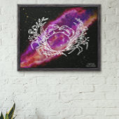 Galaxy Cancer Constellation Zodiac Signature Wall  Poster