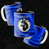 Galaxy Capricorn-Tasse Zweifarbige Tasse