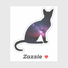 Galaxy Cat Aufkleber