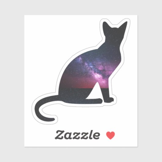 Galaxy Cat Aufkleber (Blatt)